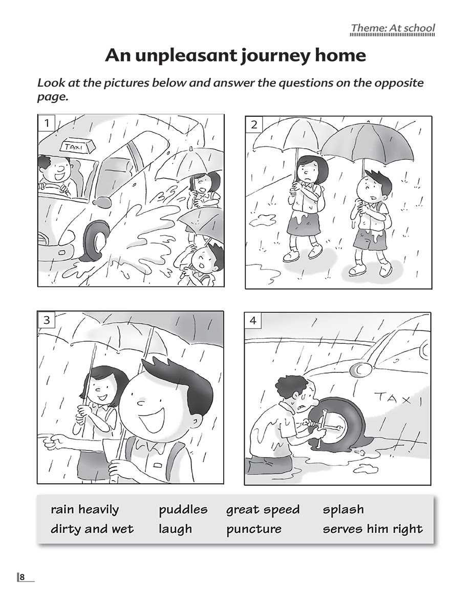 Picture Composition With Answers For Class 3 - English Video Lesson and