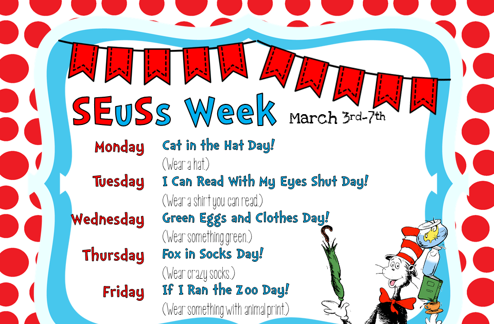 Dr Seuss Dress Up Week