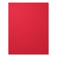 Real Red 8-1/2" X 11" Card Stock