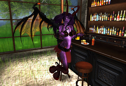 demoness in bar