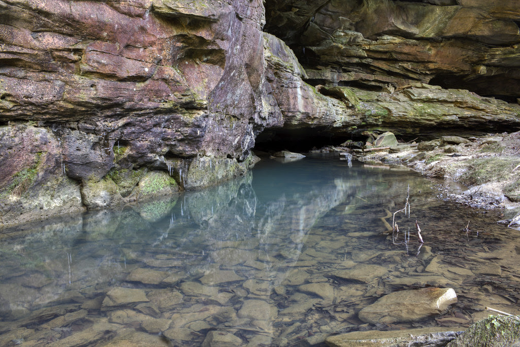 North Fork Honey Creek 2, sandstone, Big South Fork NRRA, Scott Co, TN