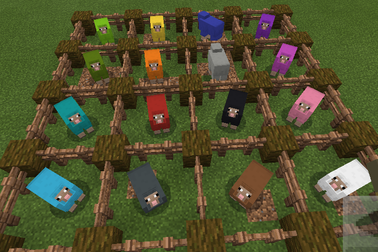 最高のマインクラフト 50 マインクラフト 羊毛 色
