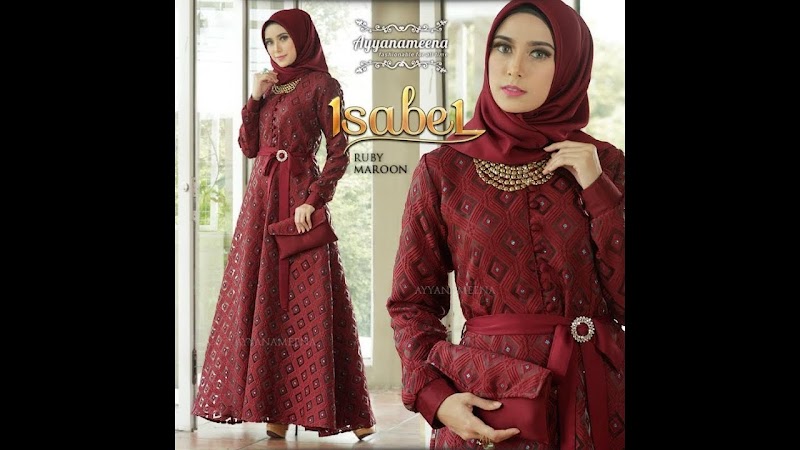 21+ Gamis Kombinasi Prolos Remaja Masa Kini, Motif Baru!