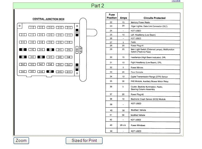 Wiring Diagram PDF: 2003 Ford E250 Fuse Box