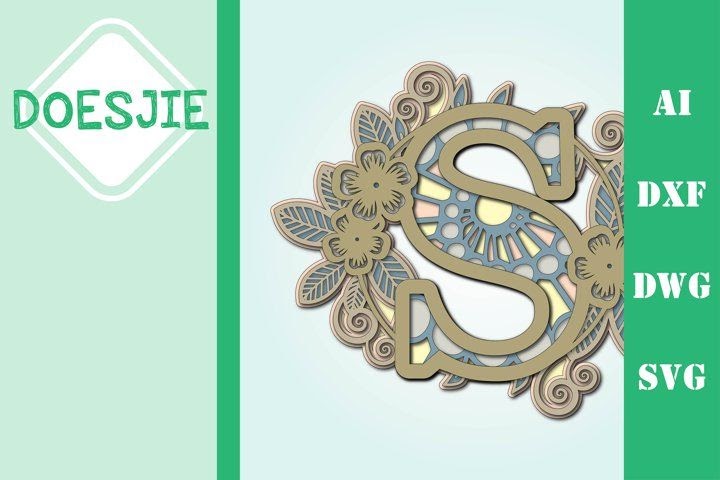 Download Multi Layered Letter L Mandala Svg For Cricut - Free ...