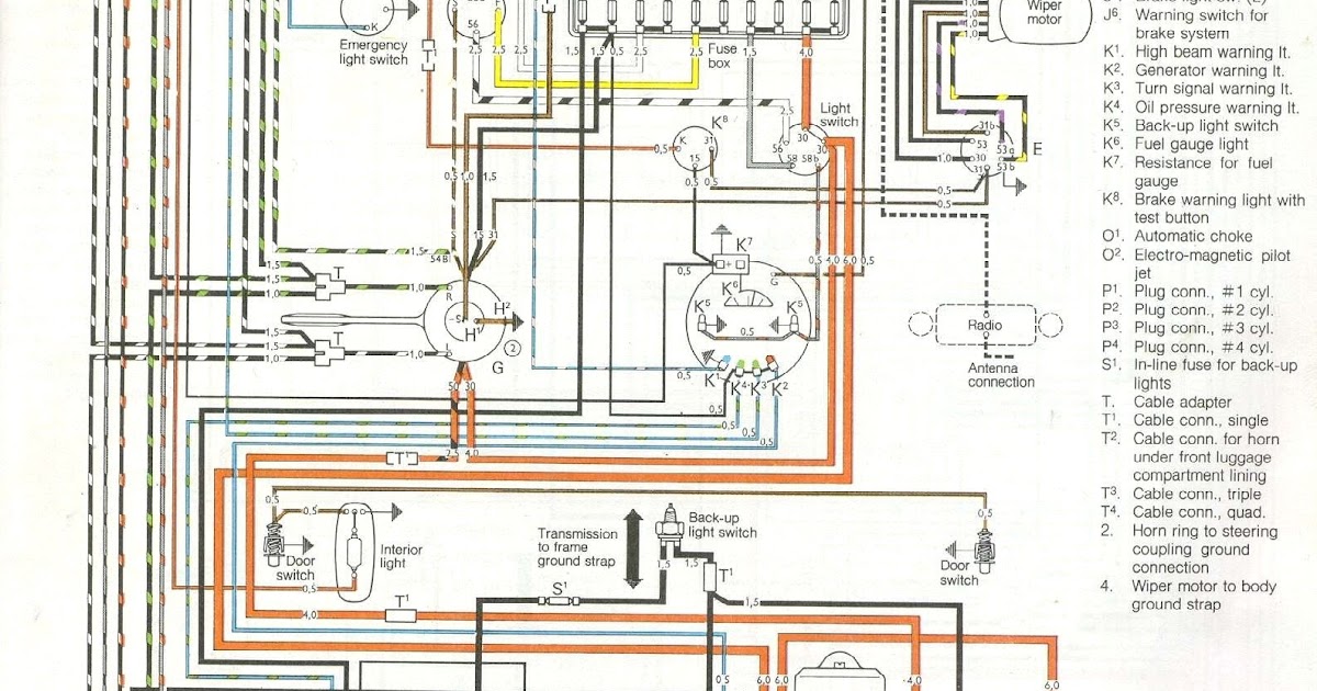 1967 Vw Beetle Wiring Diagram - Free Refine