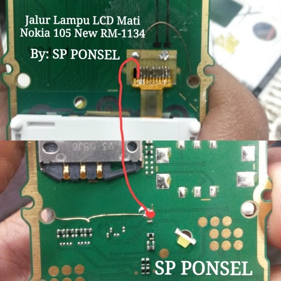 Solusi Nokia 105 Matot / Jalur lampu lcd nokia 105 RM-1174 ( lampu lcd mati ) - YouTube / Mati total (bukan kerusakan hardware) 2.hp nokia 105menyala ,setelah kartu terpasang langsung.