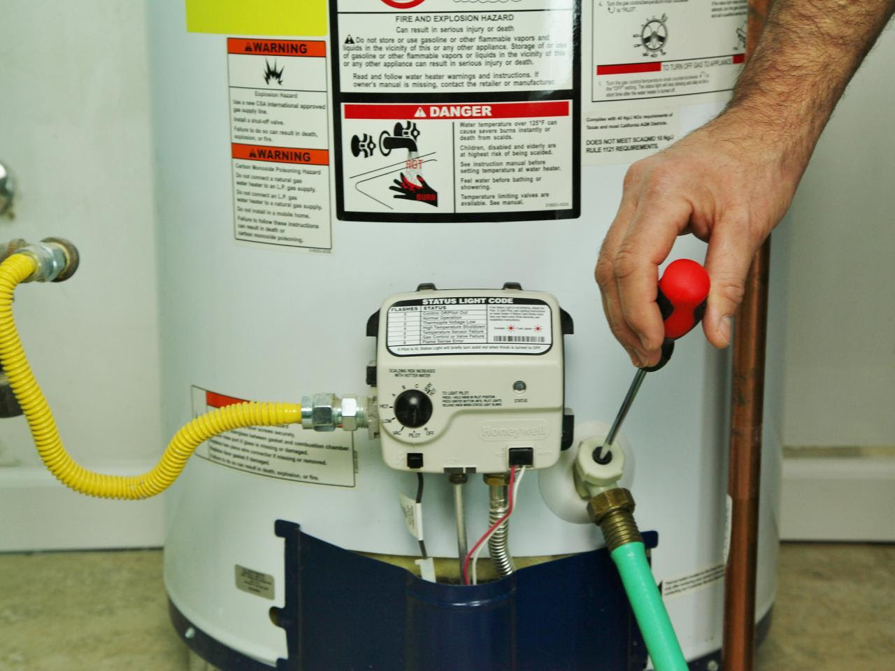 Water heater alarm Water heater pilot won t stay lit