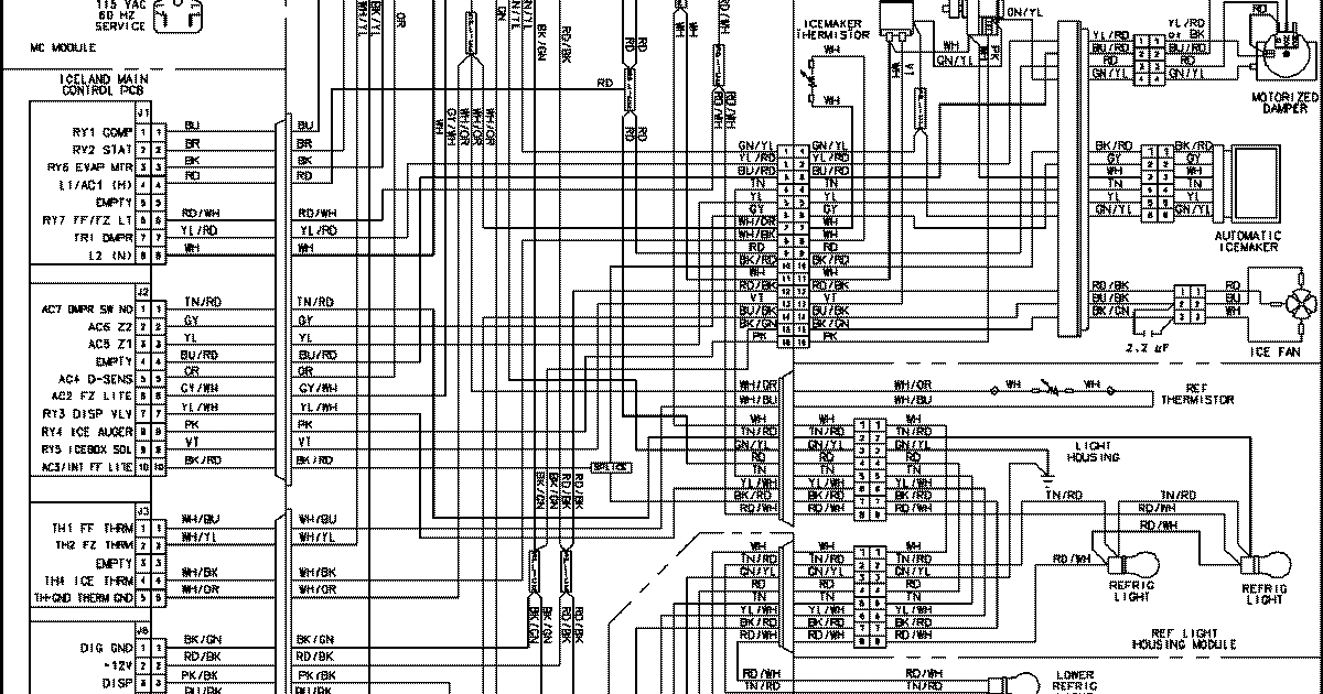 Lg Refrigerator Wiring Diagram - Wiring Diagram Schemas