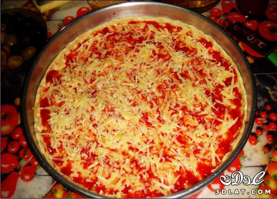 كيفية صنع بيتزا 2016 بالصور خطوة بخطوة في المنزل