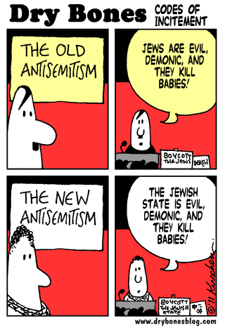 Kirschen, Dry Bones cartoon,Israel,Apartheid, Israeli Apartheid Week, BDS, NAZI, antisemitism, defamation, incitement, 