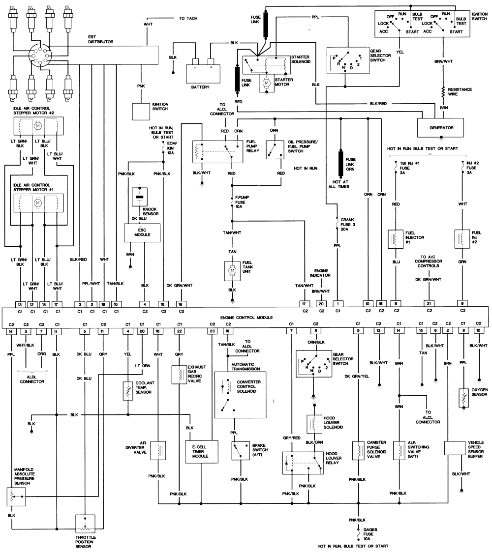 1984 Chevy Camaro Wiring Diagram - Star Wiring