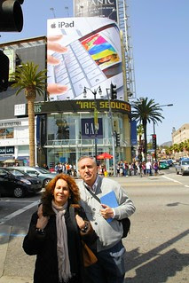 Con el iPad 3 como hotspot en Hollywood & Beverly Hills