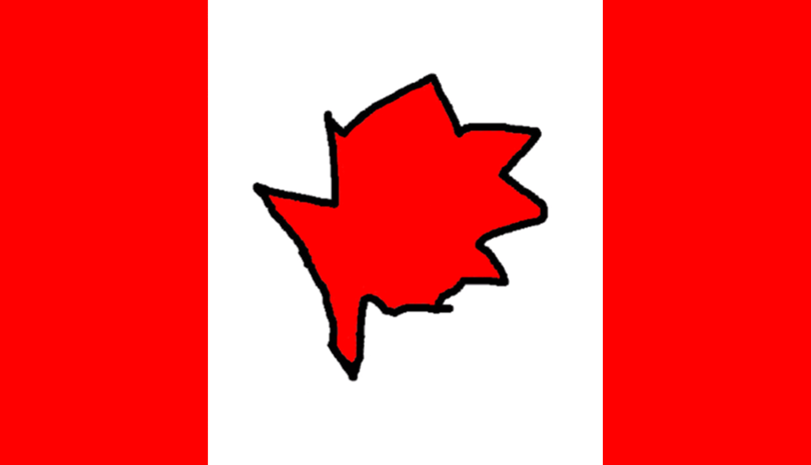 How To Draw Canada Flag Step By Step