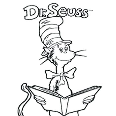 Cat In The Hat Coloring Pages