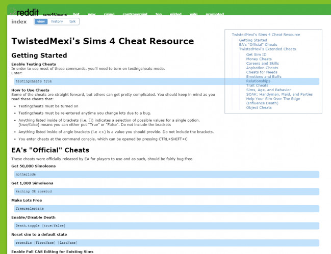 Relationships sims modify 4 cheat Sims 4