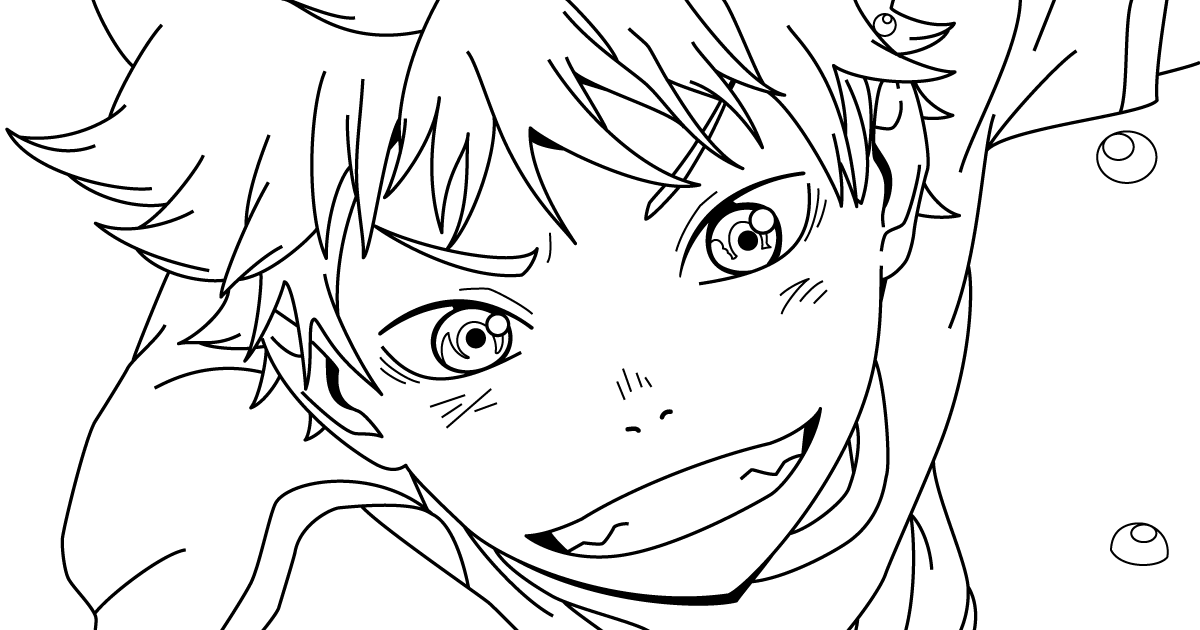 Haikyuu Anime Coloring Pages - Anime Wallpaper HD