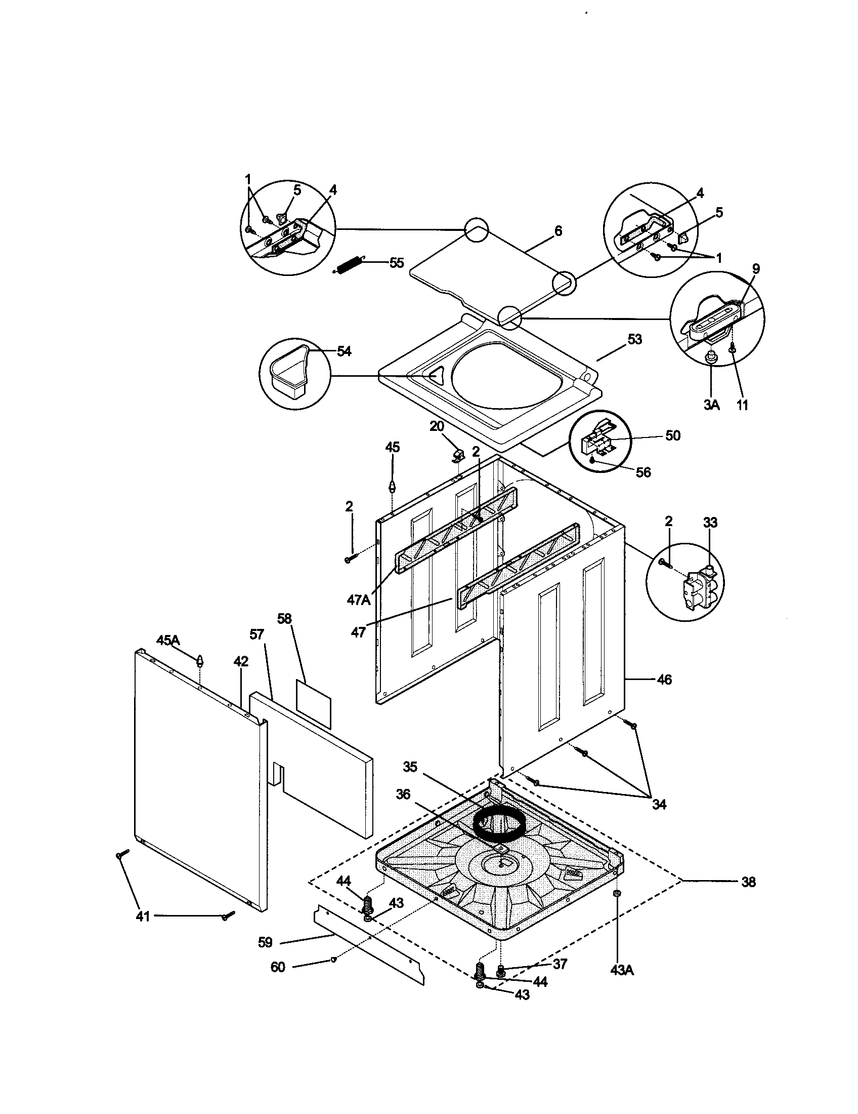 29 Kenmore Stackable Washer Dryer Parts Diagram