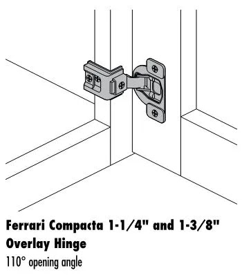 Ferrari Cabinet Hinges