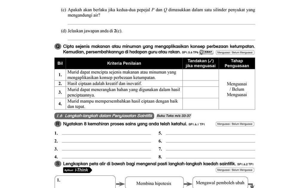 Soalan Sains Kssm Tingkatan 1 Dengan Jawapan  malakwos