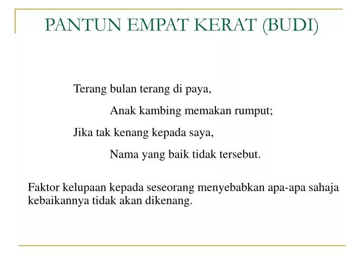 Contoh Pantun Pembuka - Contoh Jul