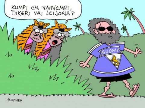 Kohtaaminen tiikerien kanssa 6.11.15