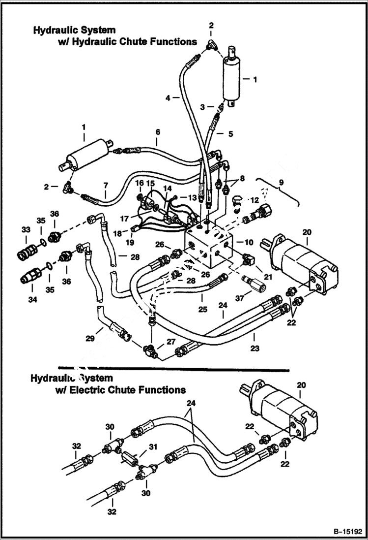 12 Bobcat 753 Hydraulic Diagram