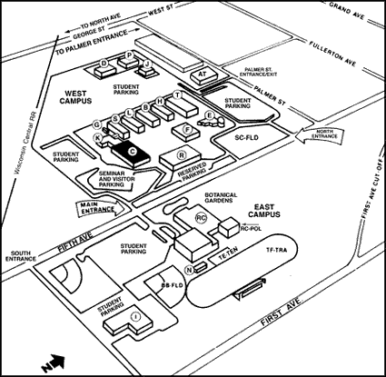 Triton College Campus Map | Draw A Topographic Map