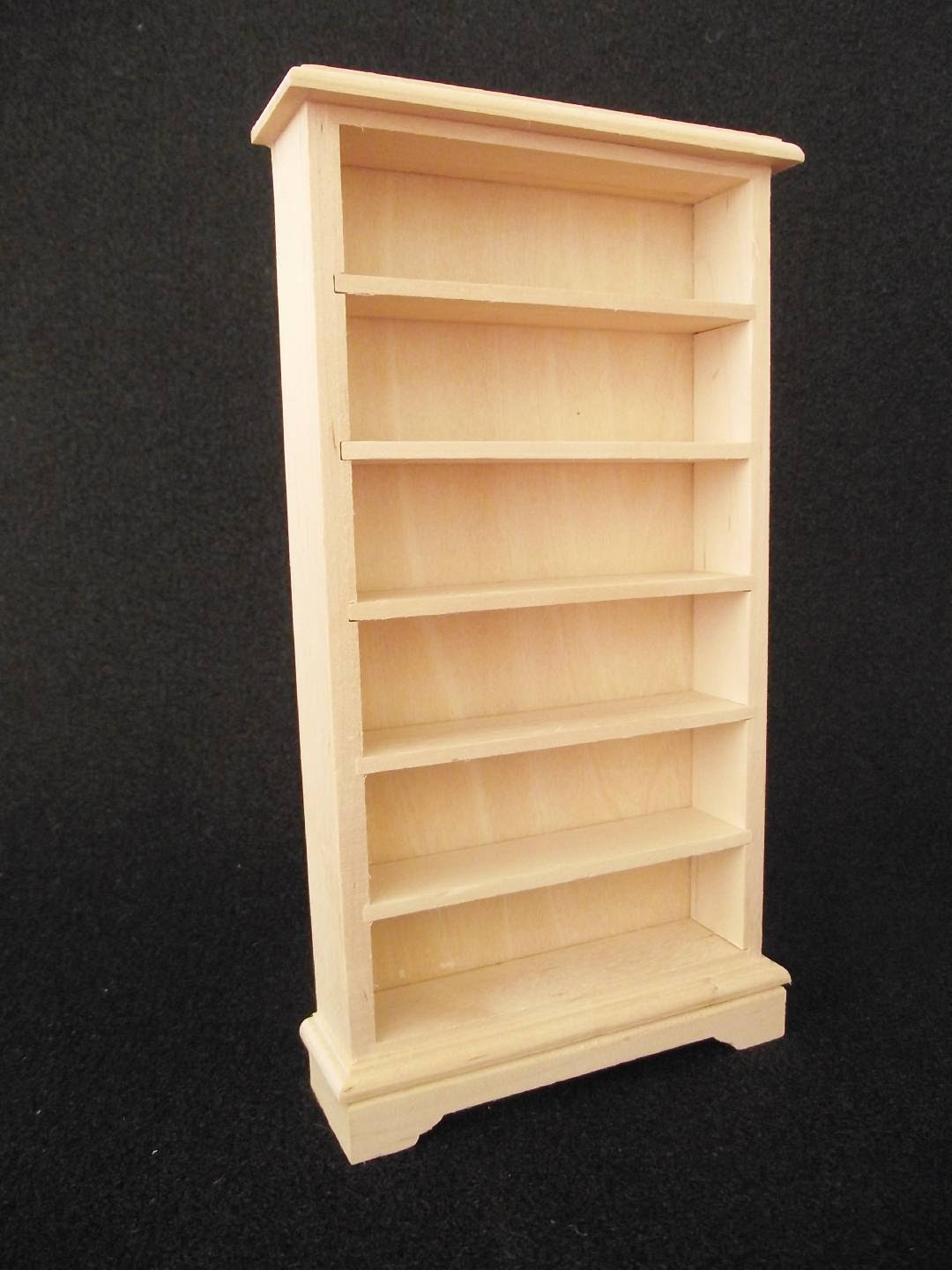 Modern Natural Wood Bookcase with Simple Decor