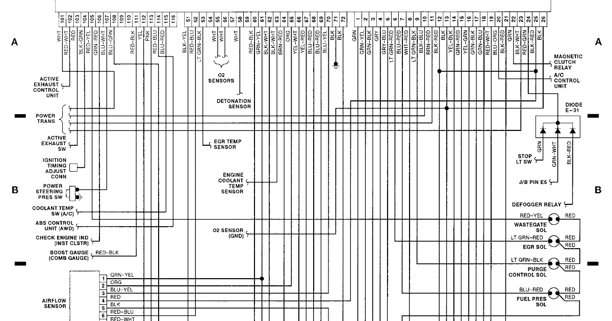 Wire Harnes Diagram On 3000gt - Complete Wiring Schemas