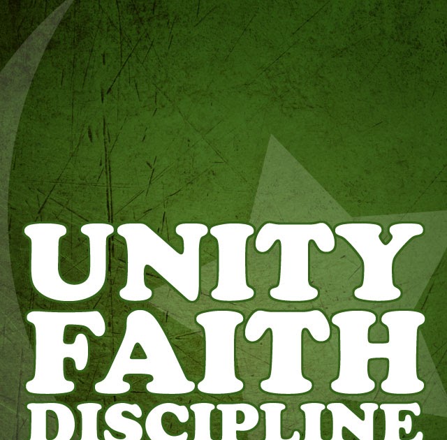 presentation on unity faith and discipline