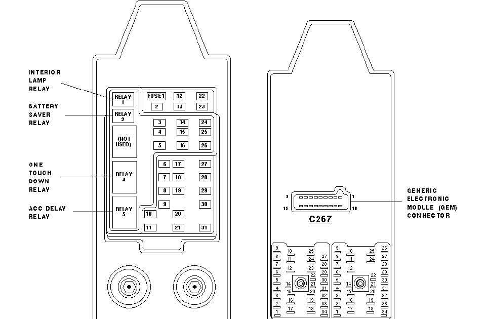 98 F150 4X4 Fuse Box Diagram - Fuse Box Diagram Ford F 150 1997 2003