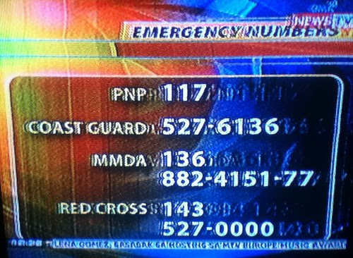 emergency numbers