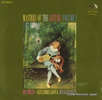 PRESTI, IDA / ALEXANDRE LAGOYA masters of the guitar, vol1