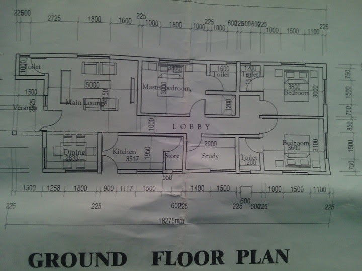 3 Bedroom Flat Plan On Half Plot Nairaland - Bedroom Poster