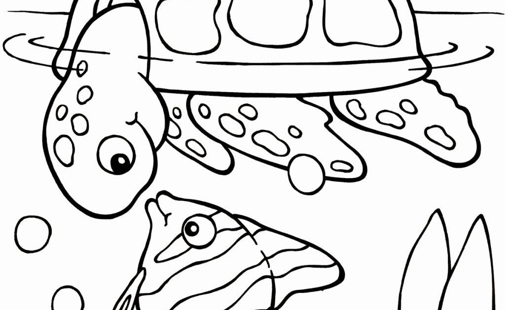 Nemo And Turtle Coloring Pages - Coloring Pages Ideas