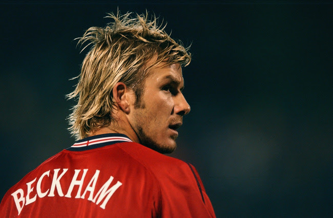 David Beckham Mullet Hairstyle