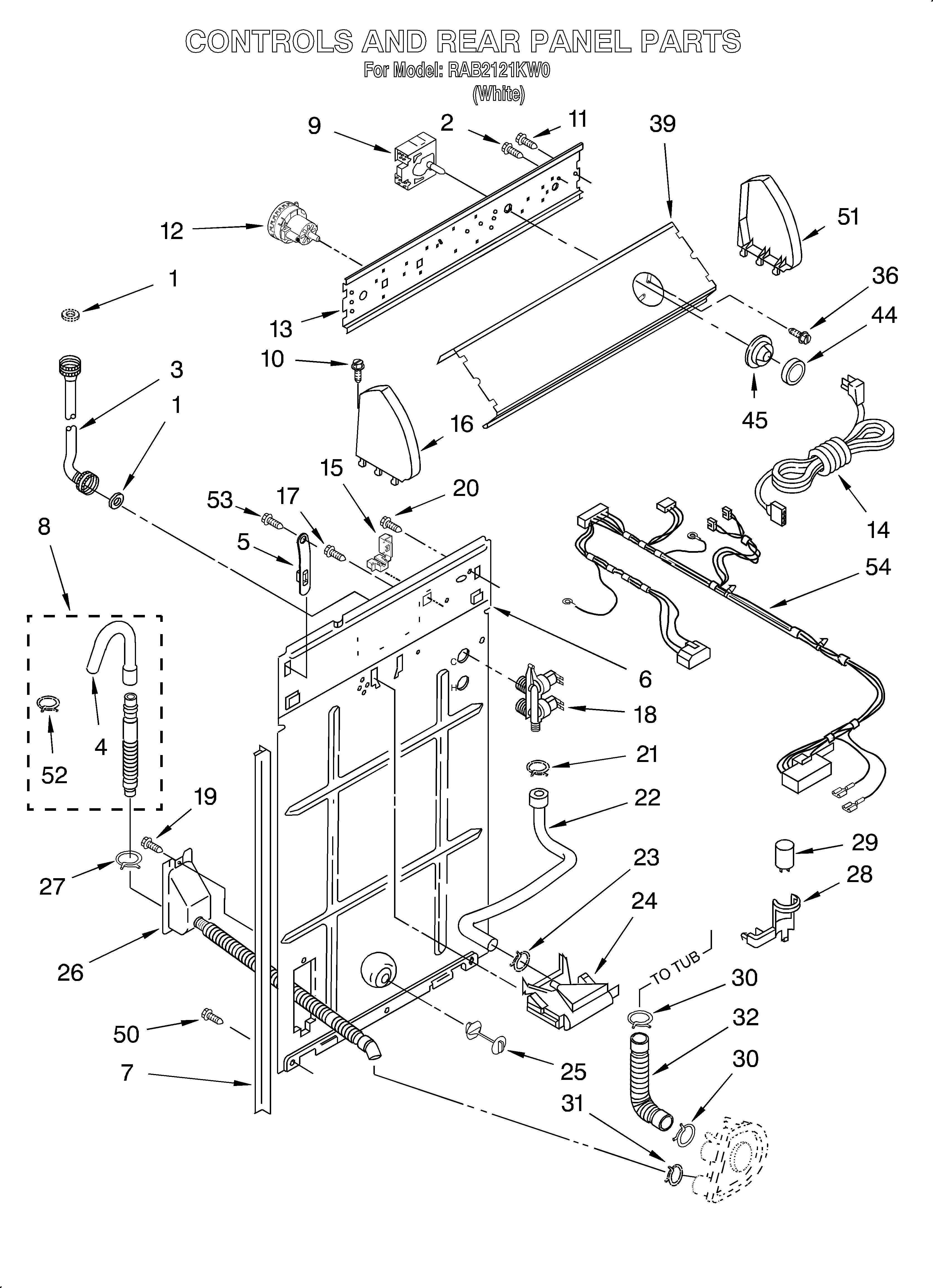 34 Roper Washing Machine Parts Diagram