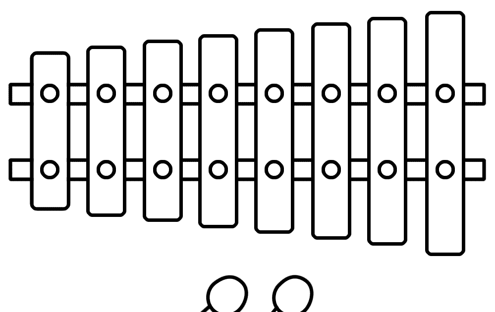 Xylophone Coloring Page