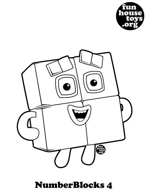 Numberblocks Coloring Pages - coloring pages