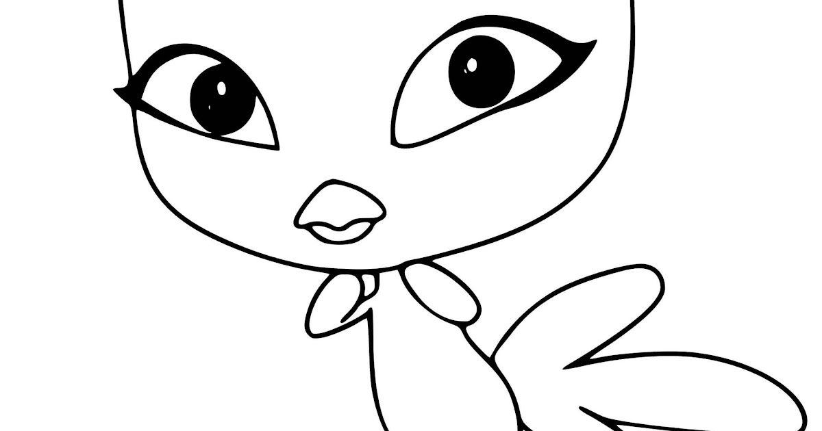 Ladybug And Cat Noir Kwami Coloring Pages : Ladybug And Cat Noir Kwami