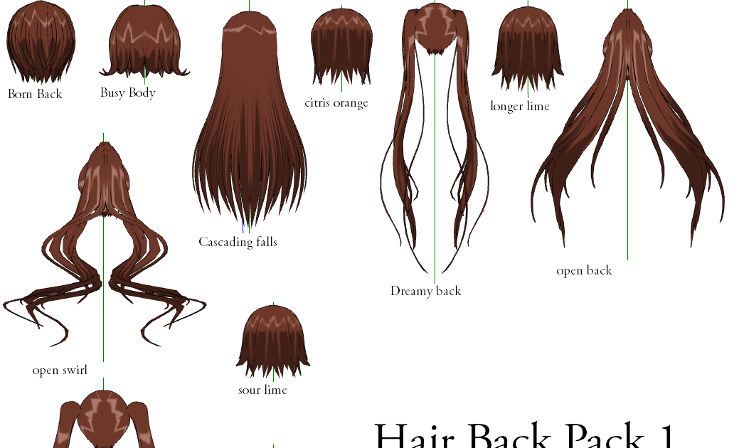 Anime Ponytail Hairstyle - Damen Hair