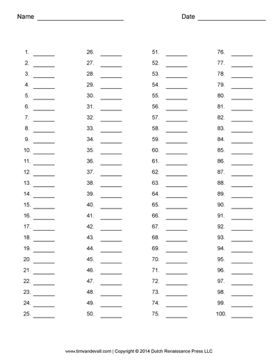 54 Pdf Printable Answer Sheet 1 300 Printable Download Xls Zip