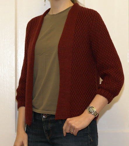 Octopus Knits: Minimalist Cardigan wrap-up (and more!)