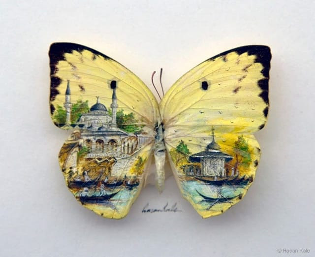 Extraordinarily Tiny Paintings of Istanbul by Hasan Kale Extraordinarily Tiny Paintings of Istanbul by Hasan Kale painting miniature Istanbul insects