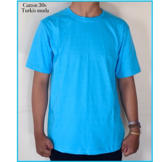 Gambar Kaos Polos Biru Dongker Depan Belakang Gambar Putih