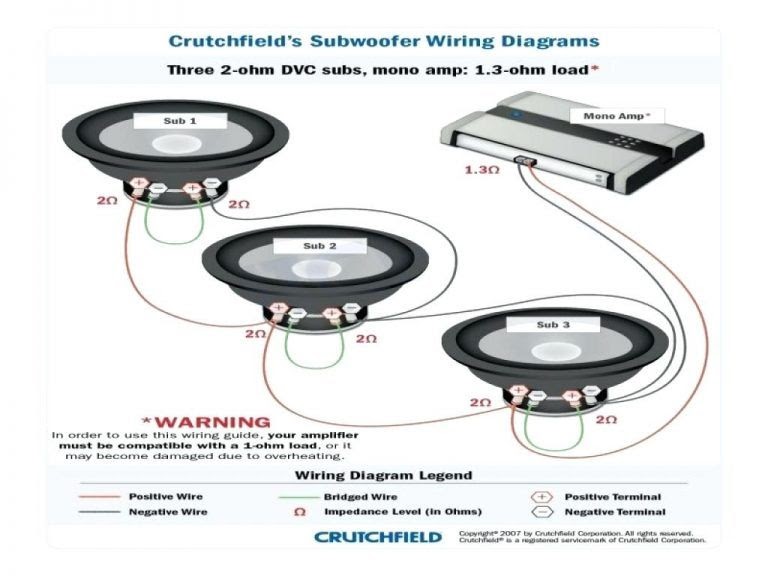 1 Dual 2 Ohm Sub Wiring | Electrical Wiring