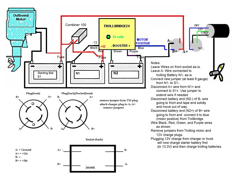 12 24 Volt Battery Wiring Diagrams