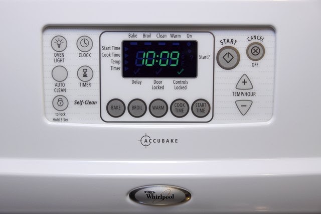 Whirlpool Oven Timer Buttons