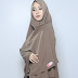 Padu Padan Hijab Warna Mocca